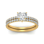 Load image into Gallery viewer, hidden-halo-half-way-heart-shaped-diamond-wedding-ring-set-in-FD9168HTANGLE3-NL-YG

