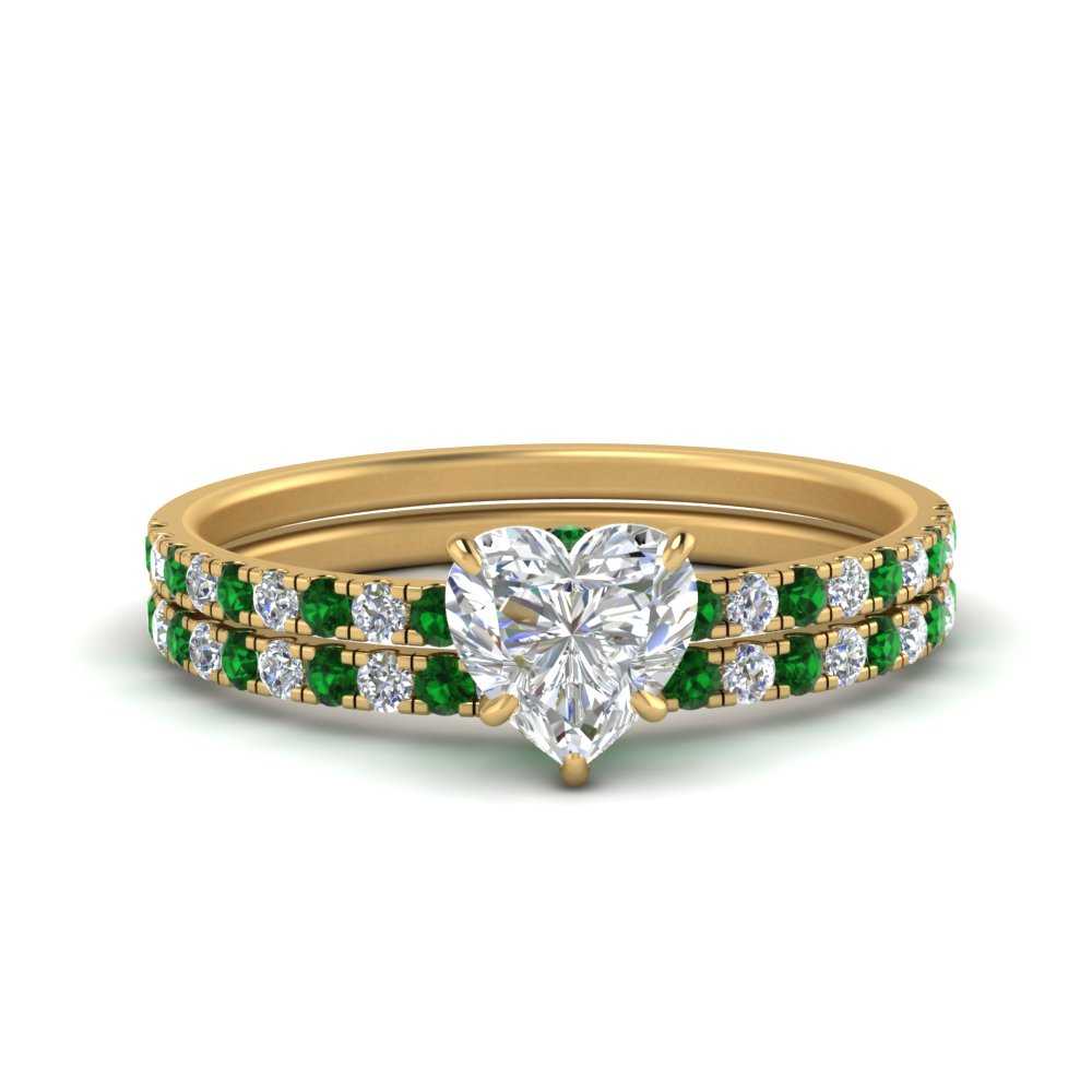 hidden-halo-half-way-heart-shaped-diamond-wedding-ring-set-with-emerald-in-FD9168HTGEMGRANGLE3-NL-YG