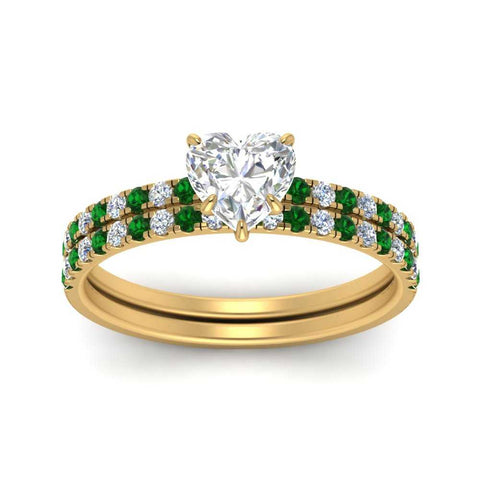 hidden-halo-half-way-heart-shaped-diamond-wedding-ring-set-with-emerald-in-FD9168HTGEMGRANGLE3-NL-YG