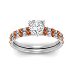 Load image into Gallery viewer, hidden-halo-half-way-heart-shaped-diamond-wedding-ring-set-with-orange-sapphire-in-FD9168HTGSAORANGLE3-NL-WG
