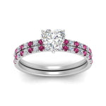 Load image into Gallery viewer, hidden-halo-half-way-heart-shaped-diamond-wedding-ring-set-with-pink-sapphire-in-FD9168HTGSADRPIANGLE3-NL-WG
