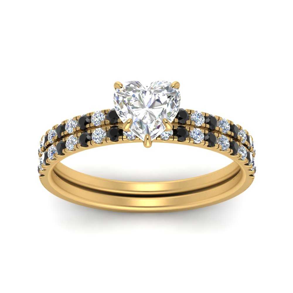 hidden-halo-half-way-heart-shaped-wedding-ring-set-with-black-diamond-in-FD9168HTGBLACKANGLE3-NL-YG