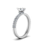 Load image into Gallery viewer, hidden-halo-half-way-marquise-cut-diamond-wedding-ring-set-in-FD9168MQANGLE3-NL-WG
