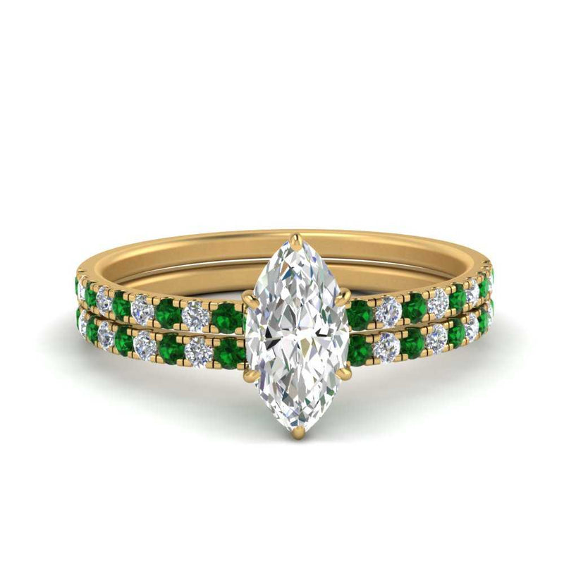 hidden-halo-half-way-marquise-cut-diamond-wedding-ring-set-with-emerald-in-FD9168MQGEMGRANGLE3-NL-YG