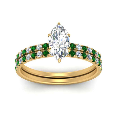 hidden-halo-half-way-marquise-cut-diamond-wedding-ring-set-with-emerald-in-FD9168MQGEMGRANGLE3-NL-YG