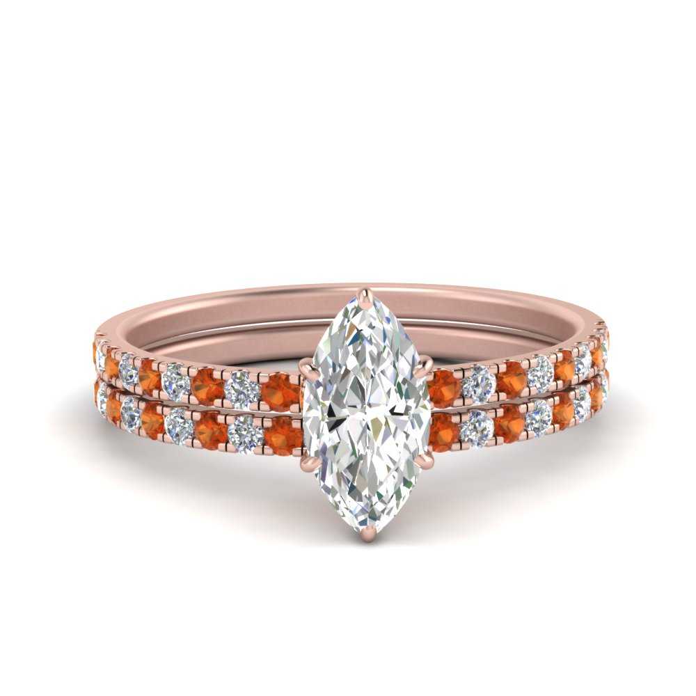 hidden-halo-half-way-marquise-cut-diamond-wedding-ring-set-with-orange-sapphire-in-FD9168MQGSAORANGLE3-NL-RG