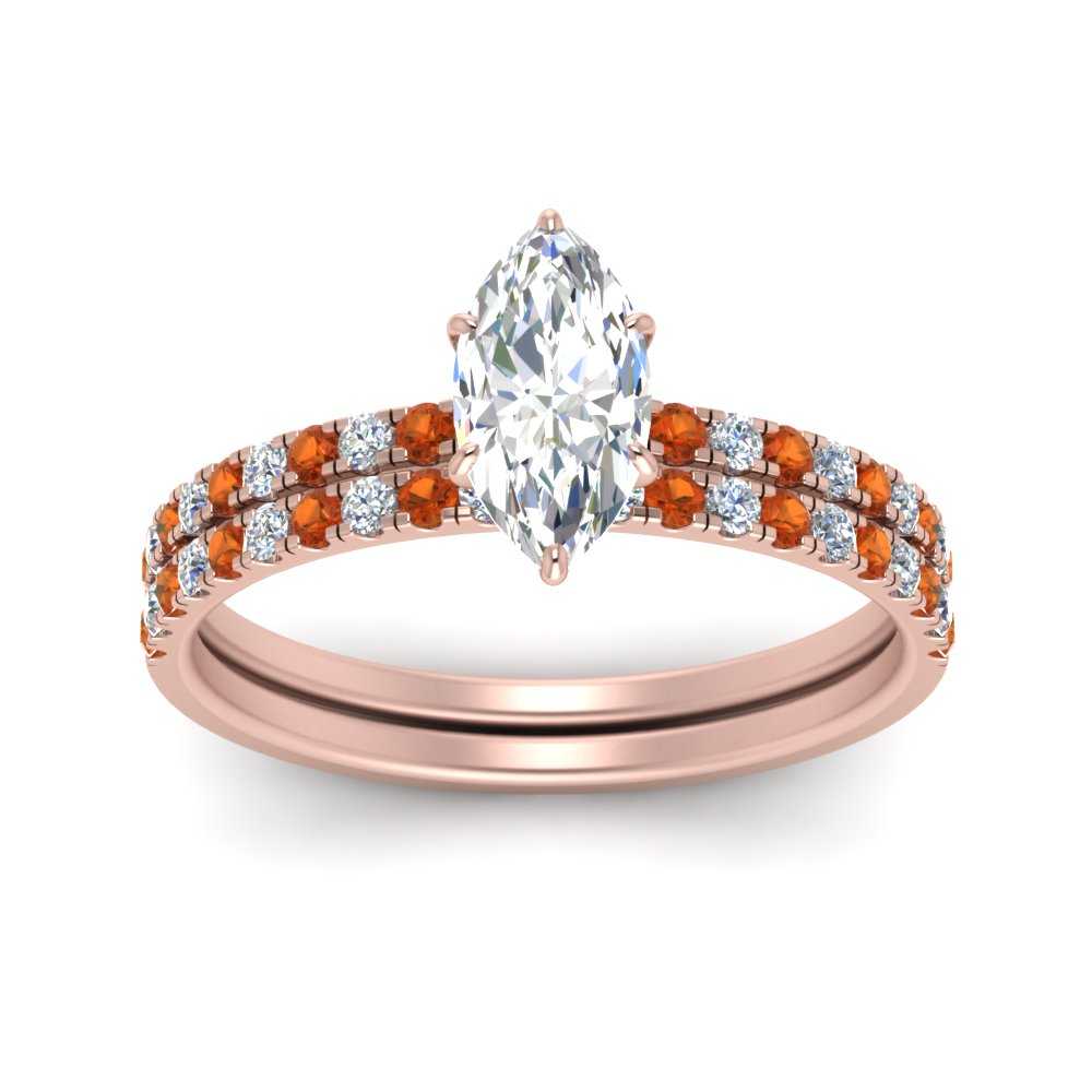 hidden-halo-half-way-marquise-cut-diamond-wedding-ring-set-with-orange-sapphire-in-FD9168MQGSAORANGLE3-NL-RG
