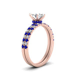Load image into Gallery viewer, hidden-halo-half-way-marquise-cut-diamond-wedding-ring-set-with-sapphire-in-FD9168MQGSABLANGLE3-NL-RG
