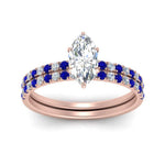 Load image into Gallery viewer, hidden-halo-half-way-marquise-cut-diamond-wedding-ring-set-with-sapphire-in-FD9168MQGSABLANGLE3-NL-RG
