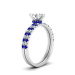 Load image into Gallery viewer, hidden-halo-half-way-marquise-cut-diamond-wedding-ring-set-with-sapphire-in-FD9168MQGSABLANGLE3-NL-WG
