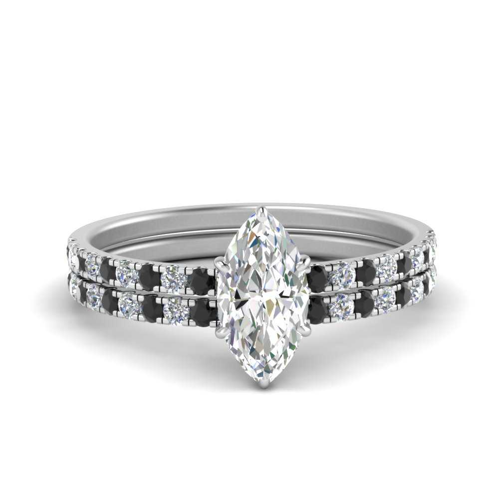 hidden-halo-half-way-marquise-cut-wedding-ring-set-with-black-diamond-in-FD9168MQGBLACKANGLE3-NL-WG