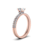 Load image into Gallery viewer, hidden-halo-half-way-oval-shaped-diamond-wedding-ring-set-in-FD9168OVANGLE3-NL-RG
