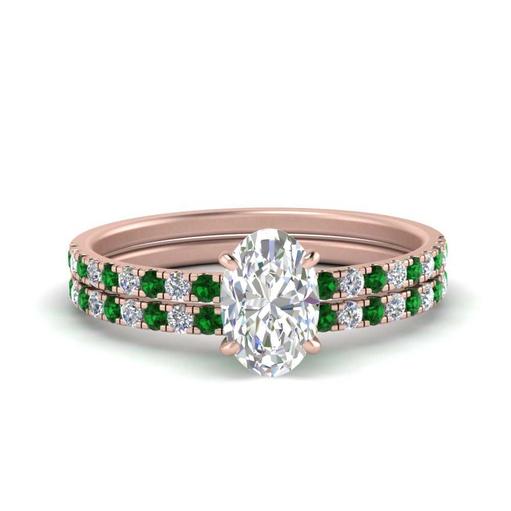 hidden-halo-half-way-oval-shaped-diamond-wedding-ring-set-with-emerald-in-FD9168OVGEMGRANGLE3-NL-RG