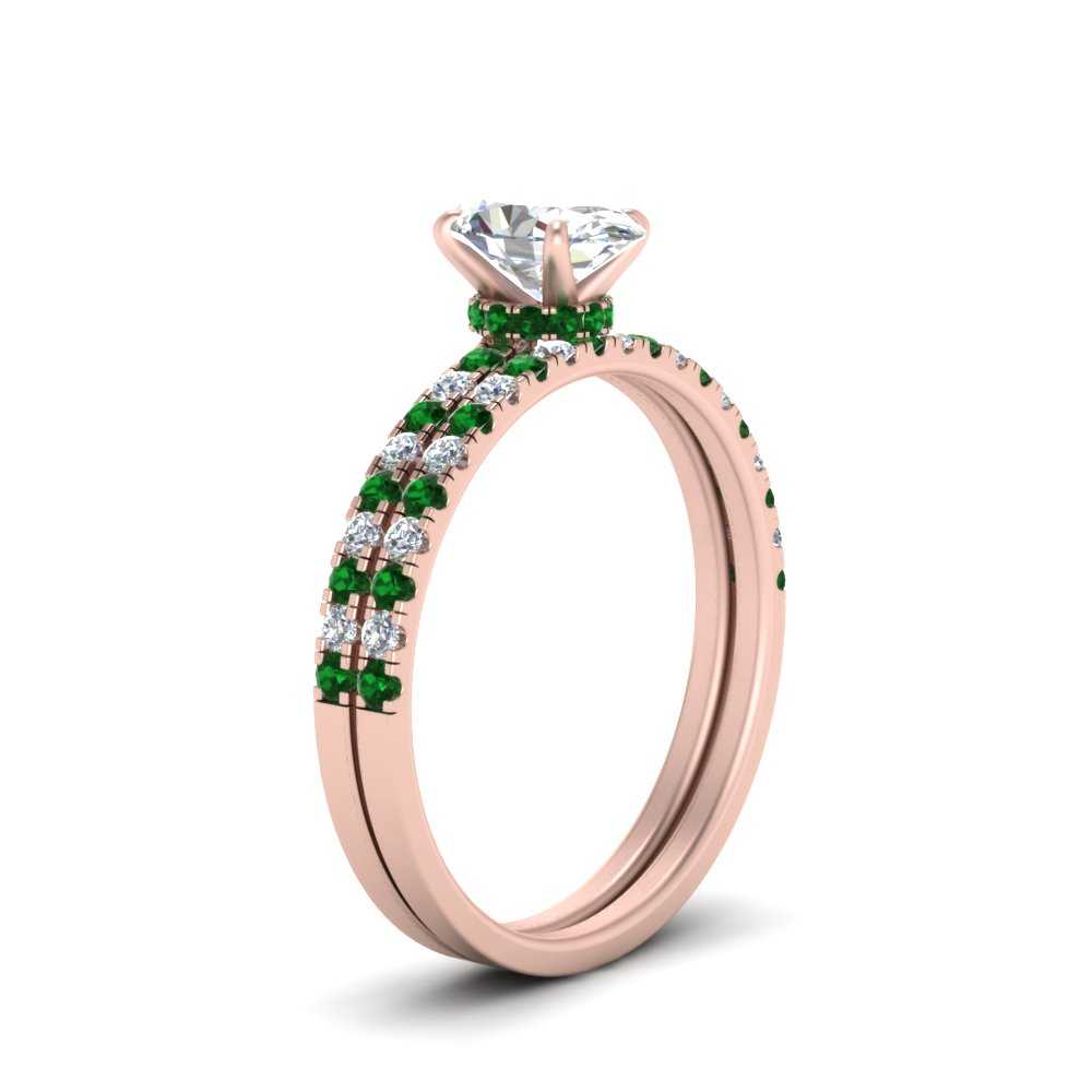 hidden-halo-half-way-oval-shaped-diamond-wedding-ring-set-with-emerald-in-FD9168OVGEMGRANGLE3-NL-RG