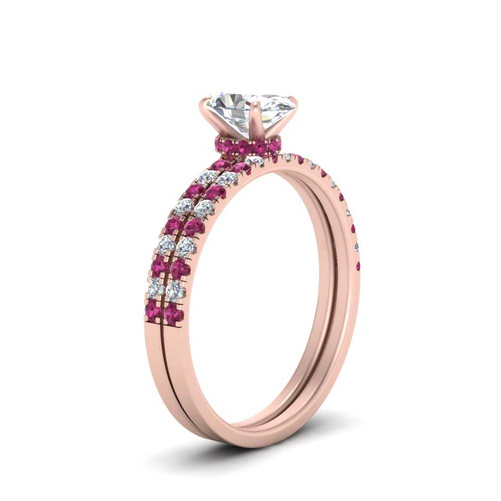 hidden-halo-half-way-oval-shaped-diamond-wedding-ring-set-with-pink-sapphire-in-FD9168OVGSADRPIANGLE3-NL-RG