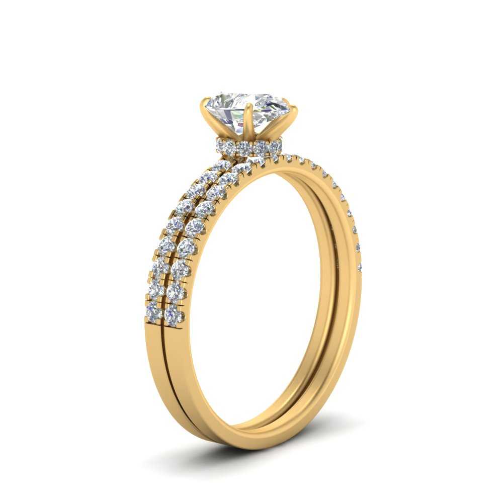 hidden-halo-half-way-pear-shaped-diamond-wedding-ring-set-in-FD9168PEANGLE3-NL-YG