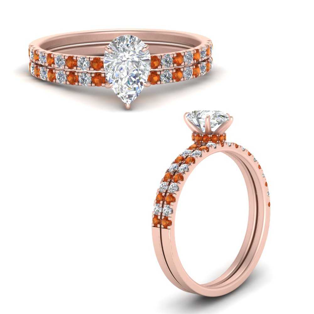 hidden-halo-half-way-pear-shaped-diamond-wedding-ring-set-with-orange-sapphire-in-FD9168PEGSAORANGLE3-NL-RG