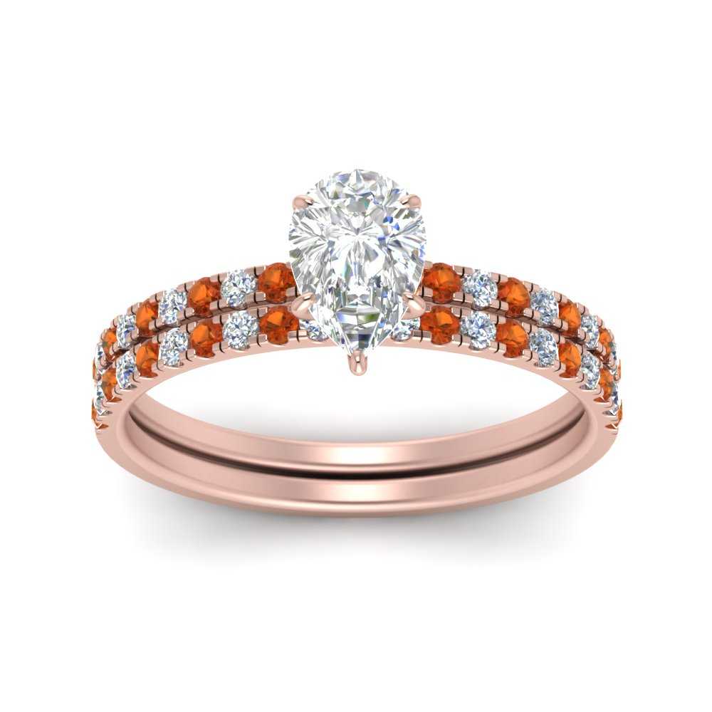 hidden-halo-half-way-pear-shaped-diamond-wedding-ring-set-with-orange-sapphire-in-FD9168PEGSAORANGLE3-NL-RG