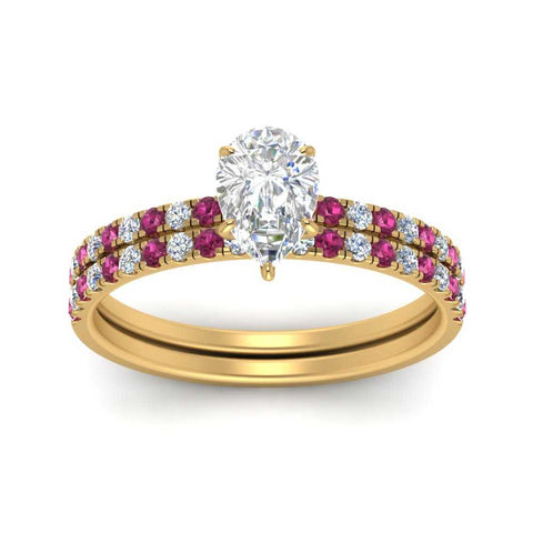 hidden-halo-half-way-pear-shaped-diamond-wedding-ring-set-with-pink-sapphire-in-FD9168PEGSADRPIANGLE3-NL-YG