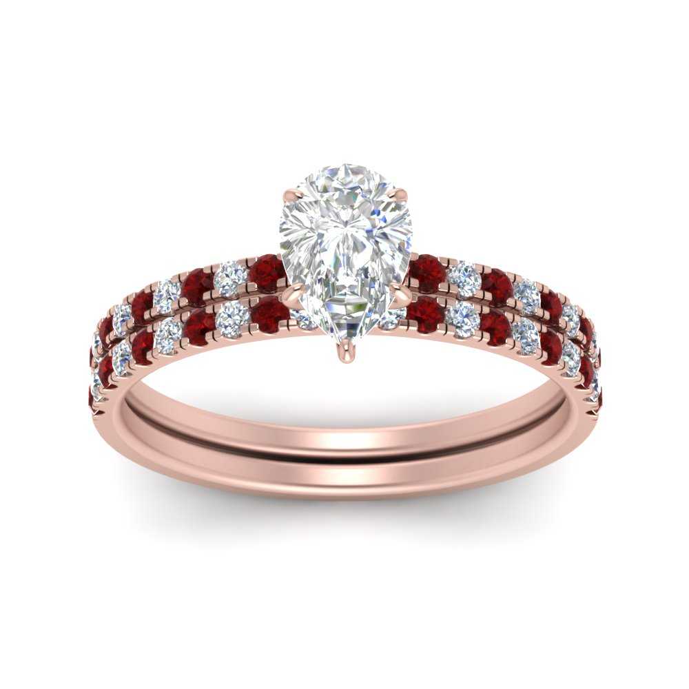 hidden-halo-half-way-pear-shaped-diamond-wedding-ring-set-with-ruby-in-FD9168PEGRUDRANGLE3-NL-RG