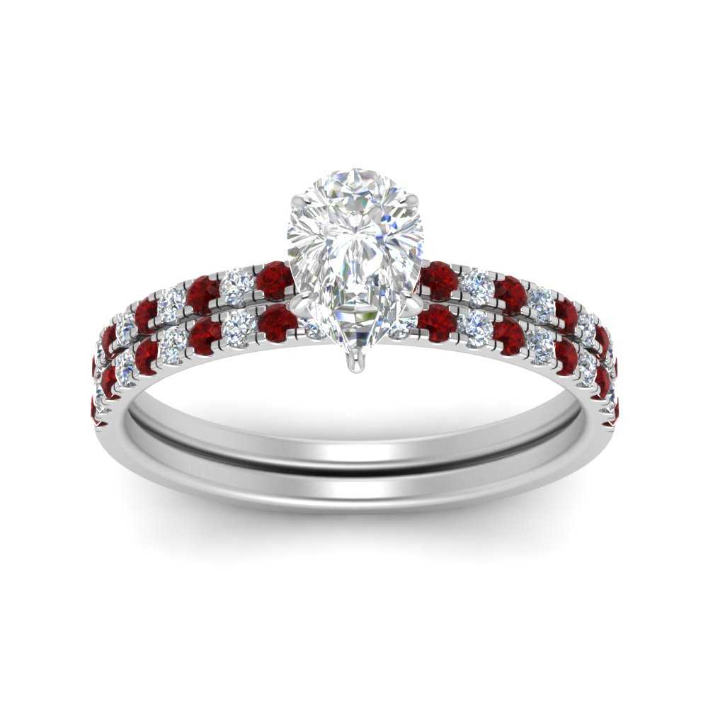 hidden-halo-half-way-pear-shaped-diamond-wedding-ring-set-with-ruby-in-FD9168PEGRUDRANGLE3-NL-WG