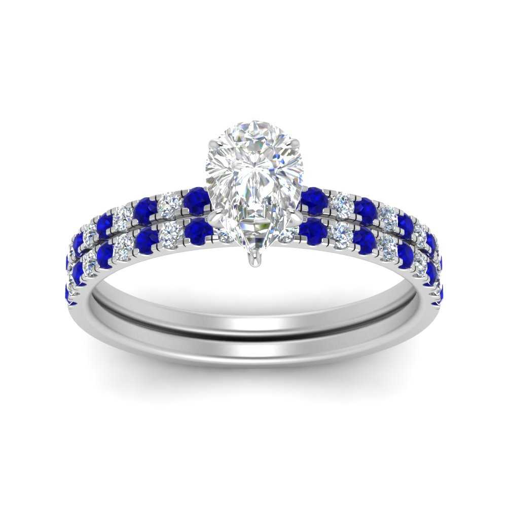 hidden-halo-half-way-pear-shaped-diamond-wedding-ring-set-with-sapphire-in-FD9168PEGSABLANGLE3-NL-WG