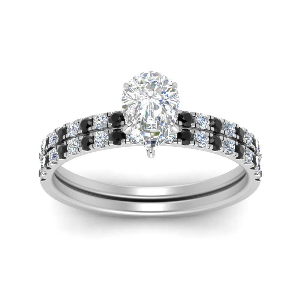 hidden-halo-half-way-pear-shaped-wedding-ring-set-with-black-diamond-in-FD9168PEGBLACKANGLE3-NL-WG