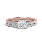 Load image into Gallery viewer, hidden-halo-half-way-princess-cut-diamond-wedding-ring-set-in-FD9168PRANGLE3-NL-RG
