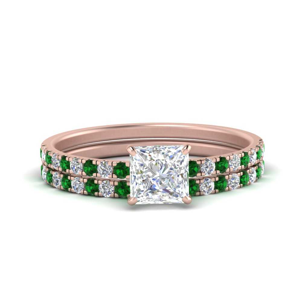 hidden-halo-half-way-princess-cut-diamond-wedding-ring-set-with-emerald-in-FD9168PRGEMGRANGLE3-NL-RG