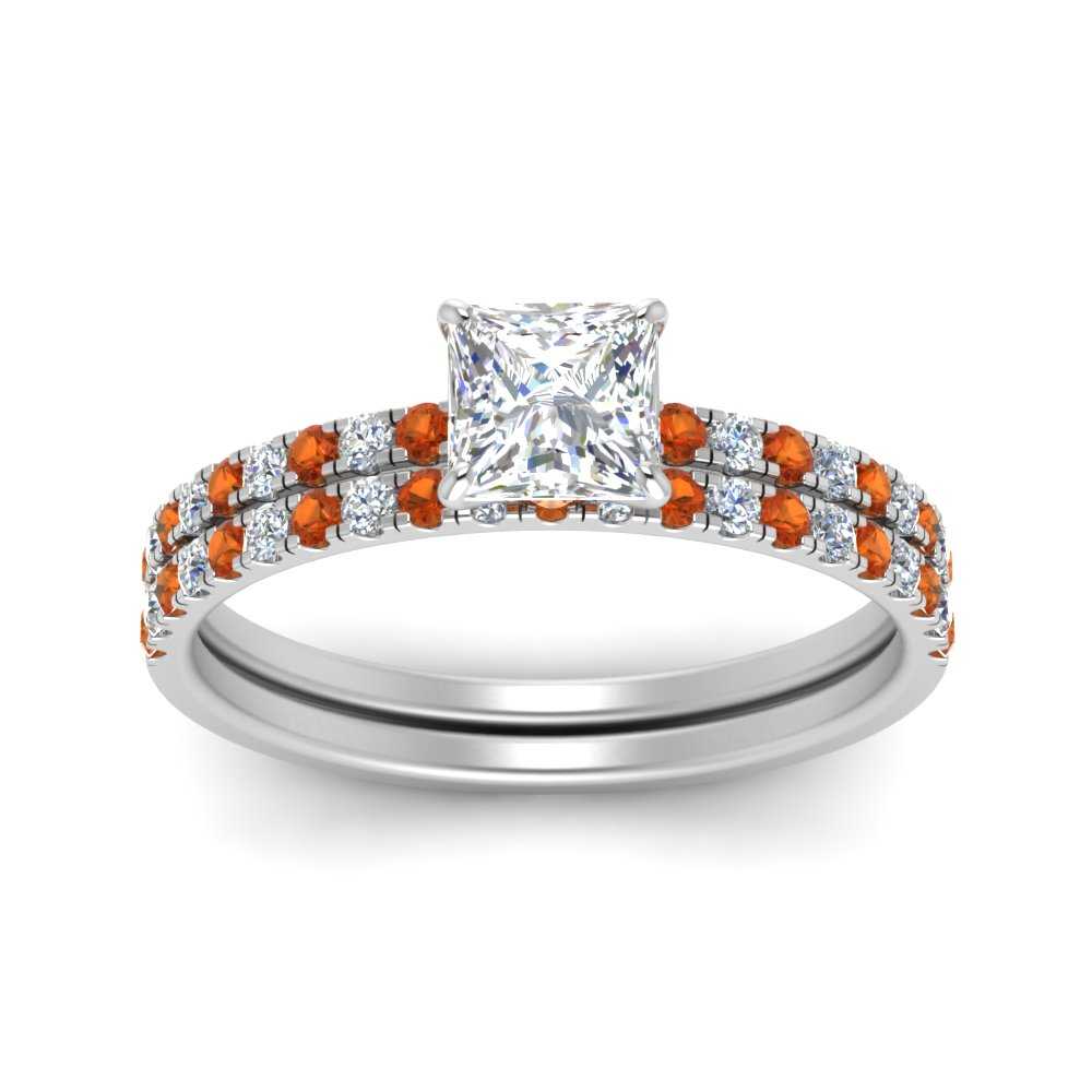 hidden-halo-half-way-princess-cut-diamond-wedding-ring-set-with-orange-sapphire-in-FD9168PRGSAORANGLE3-NL-WG