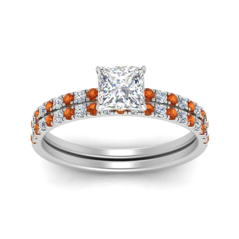hidden-halo-half-way-princess-cut-diamond-wedding-ring-set-with-orange-sapphire-in-FD9168PRGSAORANGLE3-NL-WG