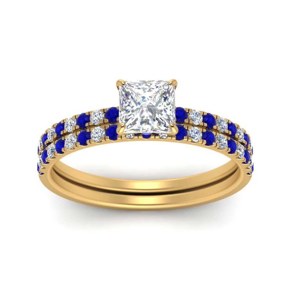 hidden-halo-half-way-princess-cut-diamond-wedding-ring-set-with-sapphire-in-FD9168PRGSABLANGLE3-NL-YG