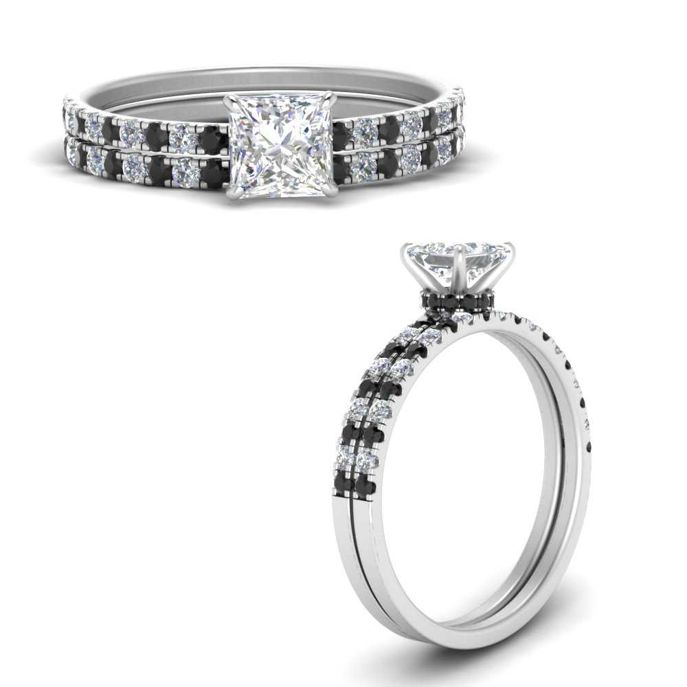 hidden-halo-half-way-princess-cut-wedding-ring-set-with-black-diamond-in-FD9168PRGBLACKANGLE3-NL-WG