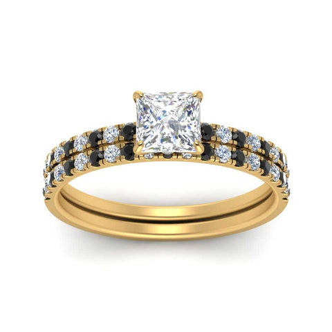 hidden-halo-half-way-princess-cut-wedding-ring-set-with-black-diamond-in-FD9168PRGBLACKANGLE3-NL-YG