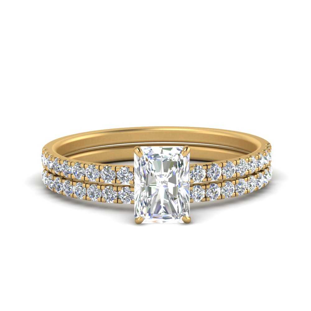 hidden-halo-half-way-radiant-cut-diamond-wedding-ring-set-in-FD9168RAANGLE3-NL-YG