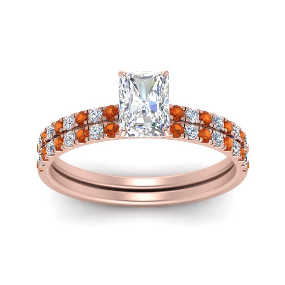 hidden-halo-half-way-radiant-cut-diamond-wedding-ring-set-with-orange-sapphire-in-FD9168RAGSAORANGLE3-NL-RG