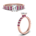 Thumbnail 65 - hidden-halo-half-way-radiant-cut-diamond-wedding-ring-set-with-pink-sapphire-in-FD9168RAGSADRPIANGLE3-NL-RG