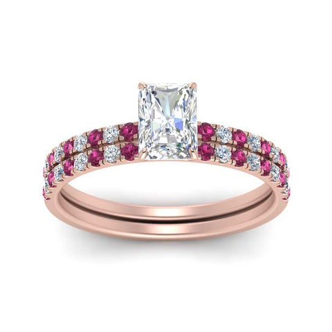 hidden-halo-half-way-radiant-cut-diamond-wedding-ring-set-with-pink-sapphire-in-FD9168RAGSADRPIANGLE3-NL-RG