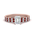 Thumbnail 74 - hidden-halo-half-way-radiant-cut-diamond-wedding-ring-set-with-ruby-in-FD9168RAGRUDRANGLE3-NL-RG