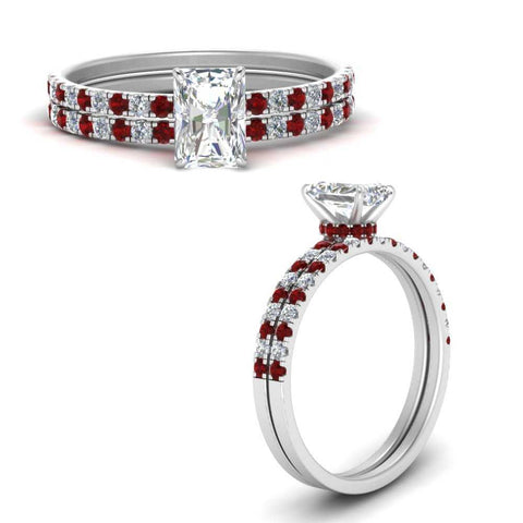 hidden-halo-half-way-radiant-cut-diamond-wedding-ring-set-with-ruby-in-FD9168RAGRUDRANGLE3-NL-WG