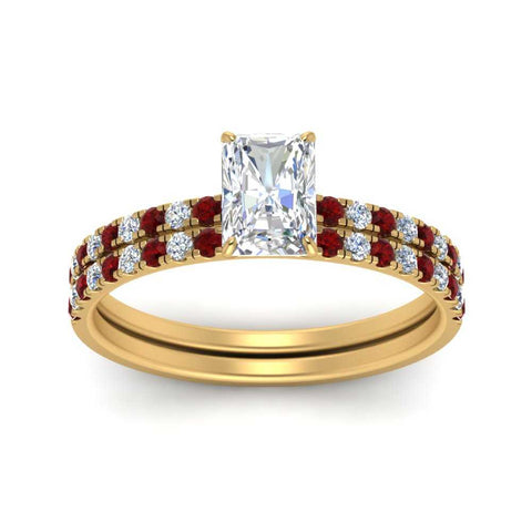 hidden-halo-half-way-radiant-cut-diamond-wedding-ring-set-with-ruby-in-FD9168RAGRUDRANGLE3-NL-YG