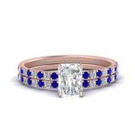 Load image into Gallery viewer, hidden-halo-half-way-radiant-cut-diamond-wedding-ring-set-with-sapphire-in-FD9168RAGSABLANGLE3-NL-RG
