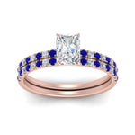 Load image into Gallery viewer, hidden-halo-half-way-radiant-cut-diamond-wedding-ring-set-with-sapphire-in-FD9168RAGSABLANGLE3-NL-RG
