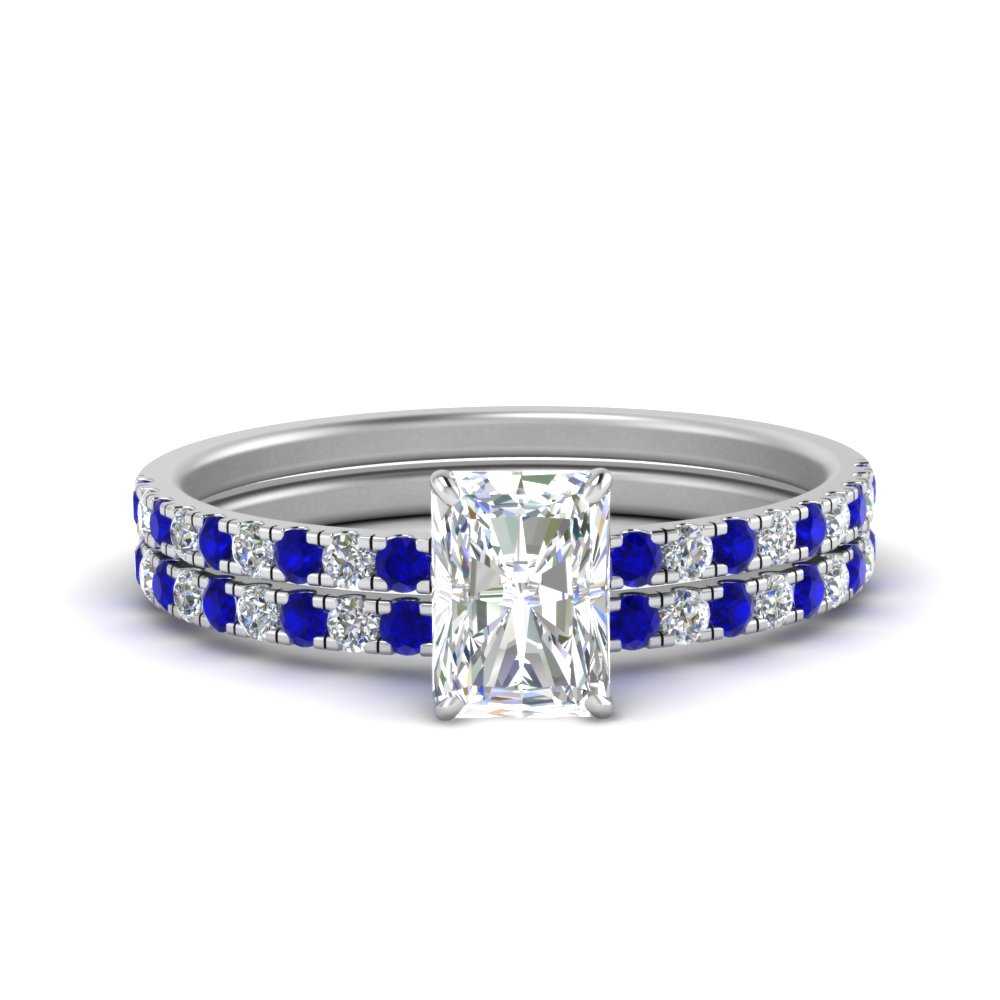 hidden-halo-half-way-radiant-cut-diamond-wedding-ring-set-with-sapphire-in-FD9168RAGSABLANGLE3-NL-WG