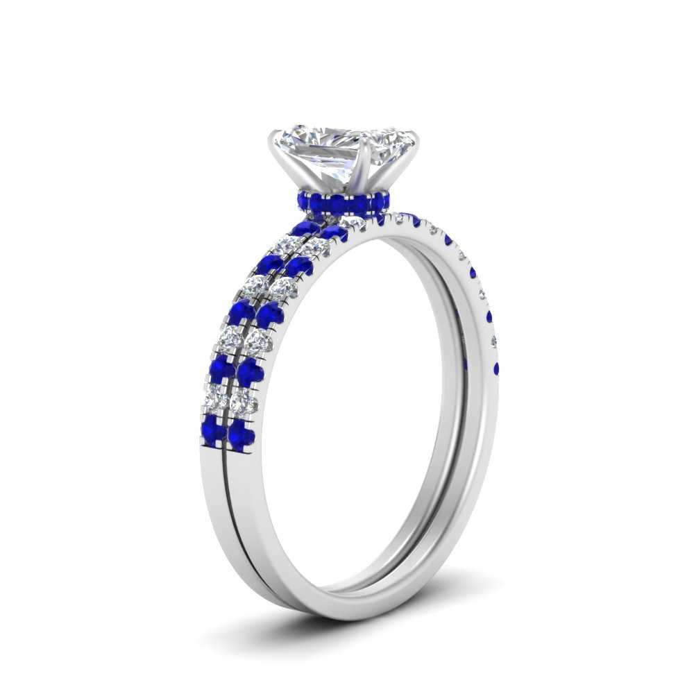 hidden-halo-half-way-radiant-cut-diamond-wedding-ring-set-with-sapphire-in-FD9168RAGSABLANGLE3-NL-WG