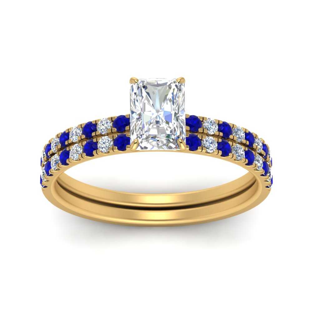 hidden-halo-half-way-radiant-cut-diamond-wedding-ring-set-with-sapphire-in-FD9168RAGSABLANGLE3-NL-YG