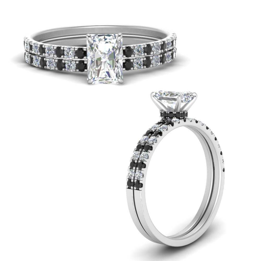 hidden-halo-half-way-radiant-cut-wedding-ring-set-with-black-diamond-in-FD9168RAGBLACKANGLE3-NL-WG