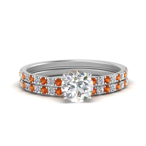hidden-halo-half-way-round-cut-diamond-wedding-ring-set-with-orange-sapphire-in-FD9168ROGSAORANGLE3-NL-WG