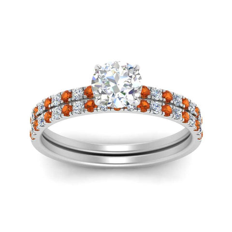 hidden-halo-half-way-round-cut-diamond-wedding-ring-set-with-orange-sapphire-in-FD9168ROGSAORANGLE3-NL-WG