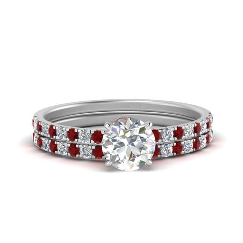 hidden-halo-half-way-round-cut-diamond-wedding-ring-set-with-ruby-in-FD9168ROGRUDRANGLE3-NL-WG